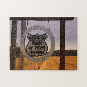 QUEBRA-CABEÇA de Oklahoma da rota 66