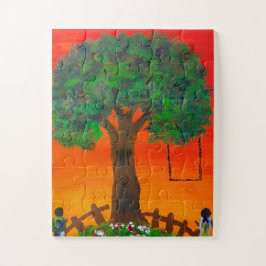 Quebra-cabeça de oscilação da árvore da ouro