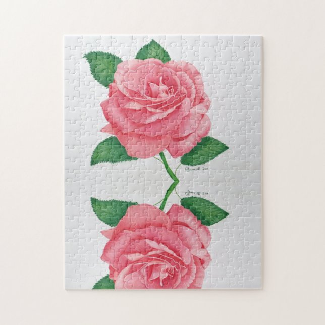 Quebra-cabeça de Paixão Rosa (Vertical)