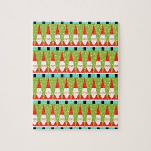 Quebra-cabeça de Papais noeis Geométricos Retroati