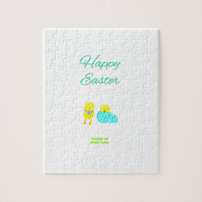 Quebra-cabeça de páscoa de de 20,3 cm x 25,4 cm (Vertical)