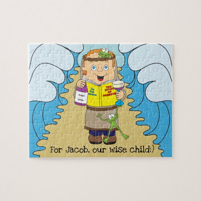 Quebra-cabeça de Passover Wise Child para Crianças (Horizontal)