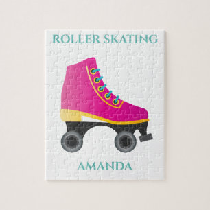 quebra-cabeça de patinação de patinagem com o n