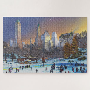 Quebra-cabeça de Paul McGehee "Winter in Central