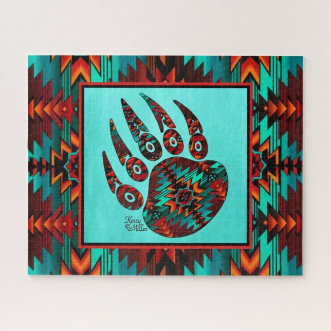 Quebra-cabeça de Paw Jigsera do Urso Sudoeste (Horizontal)