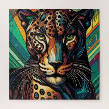 Quebra-cabeça de Peça Jaguar 600