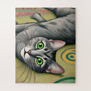 Quebra-cabeça de Peças de Gato de cinza 50