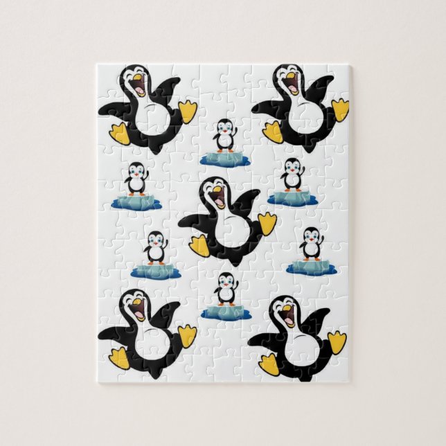Quebra-cabeça de Penguins (Vertical)