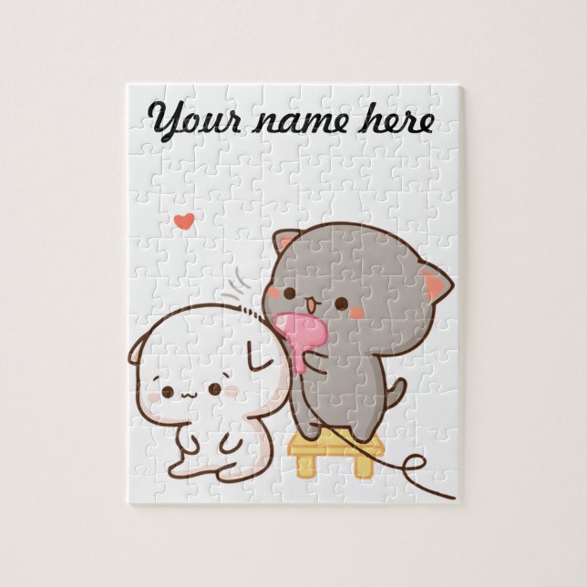 Quebra-cabeça de pêssego de fazer (Vertical)