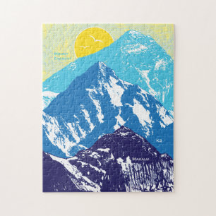 Quebra-cabeça de picos de Himalaia 11x14 para Pes