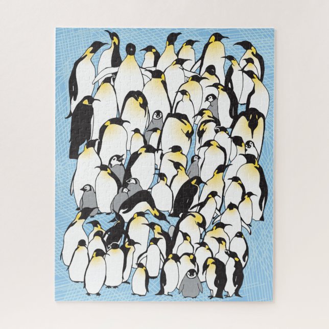 quebra-cabeça de pinguim 16x20 para Pessoas cegas (Vertical)