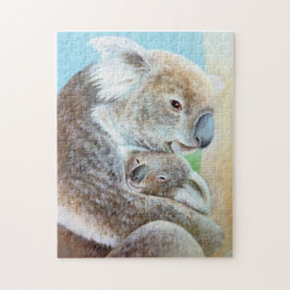 Quebra-cabeça de pintura de belas artes Koalas