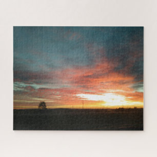 Quebra-cabeça de pintura de foto de paisagem criat