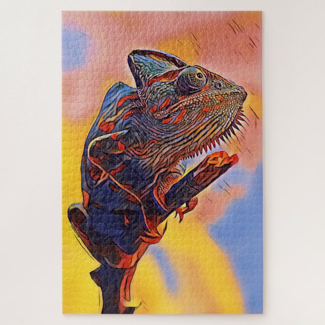 Quebra-cabeça de pintura digital de pintura de ret (Vertical)