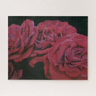 Quebra-cabeça de Pintura do Rosa vermelha