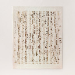 Quebra-cabeça de Pontuação de Música Clássica Chop