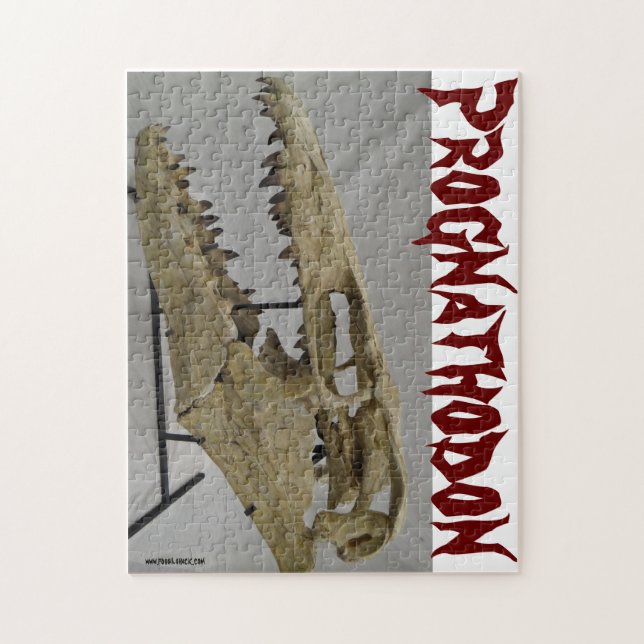 Quebra-cabeça de Prognathodon Mosasaur (Vertical)