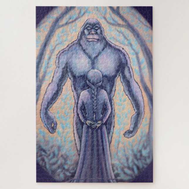 Quebra-cabeça de Quebra-cabeça Bigfoot e Maiden (Vertical)
