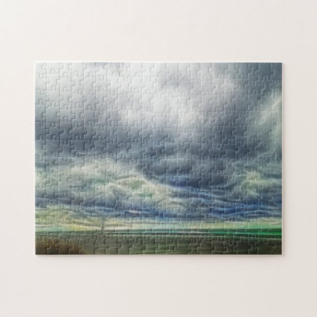 Quebra-cabeça de quebra-cabeça com padrão criativo (Horizontal)