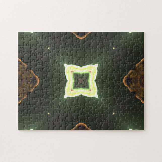 Quebra-cabeça de quebra-cabeça com padrão criativo (Horizontal)