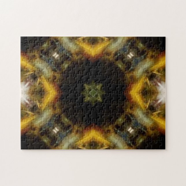 Quebra-cabeça de quebra-cabeça com padrão criativo (Horizontal)