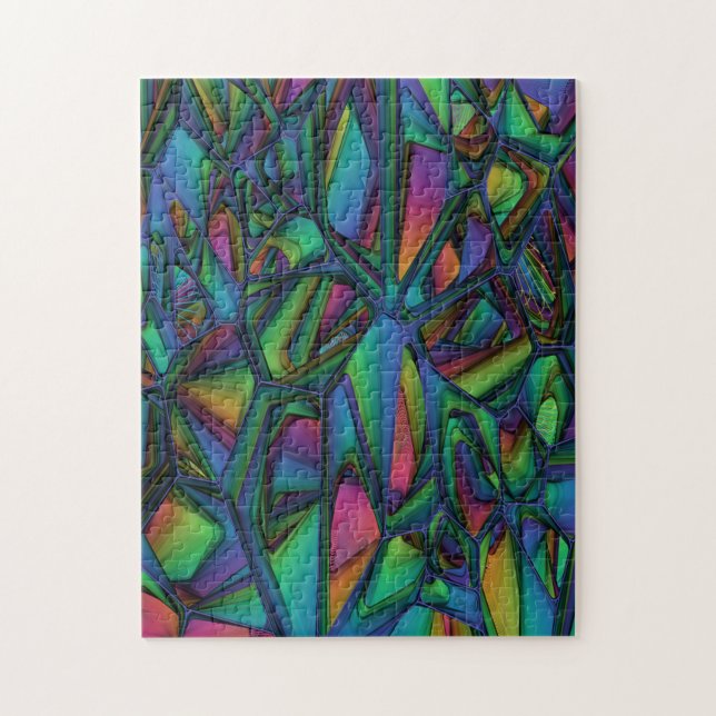 Quebra-cabeça de quebra-cabeça do design abstrato (Vertical)