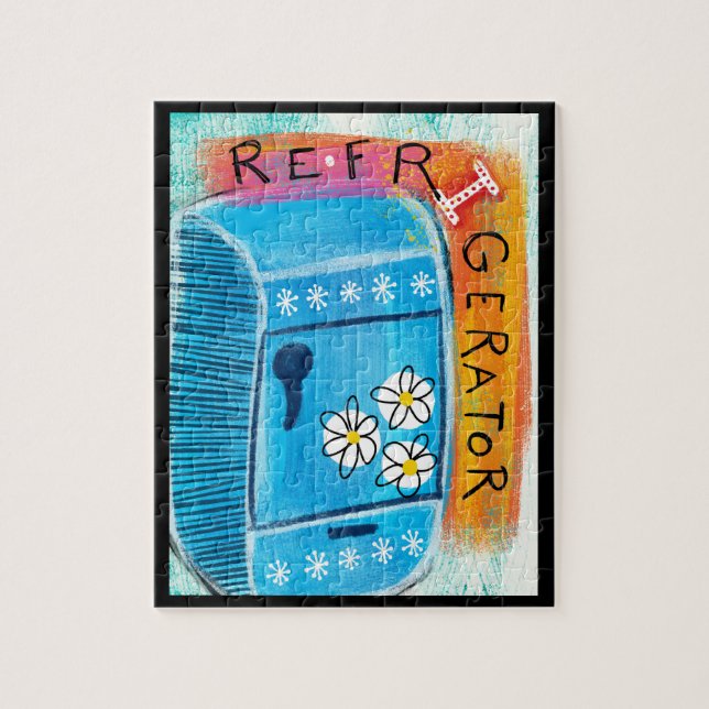 Quebra-cabeça de quebra-cabeça do frigorífico - Co (Vertical)