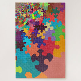 quebra-cabeça de quebra-cabeça fractal