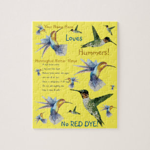 Quebra-cabeça de Recipiente de Nectar de Hummingb