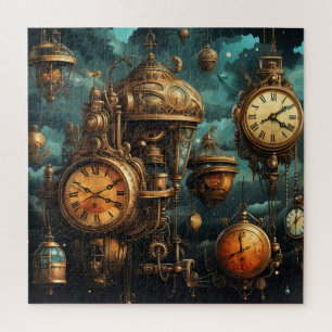 Quebra-cabeça de Relógios Steampunk