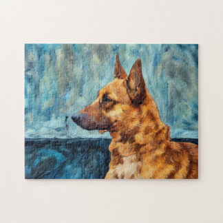 Quebra-cabeça de Retrato Belga Shepherd