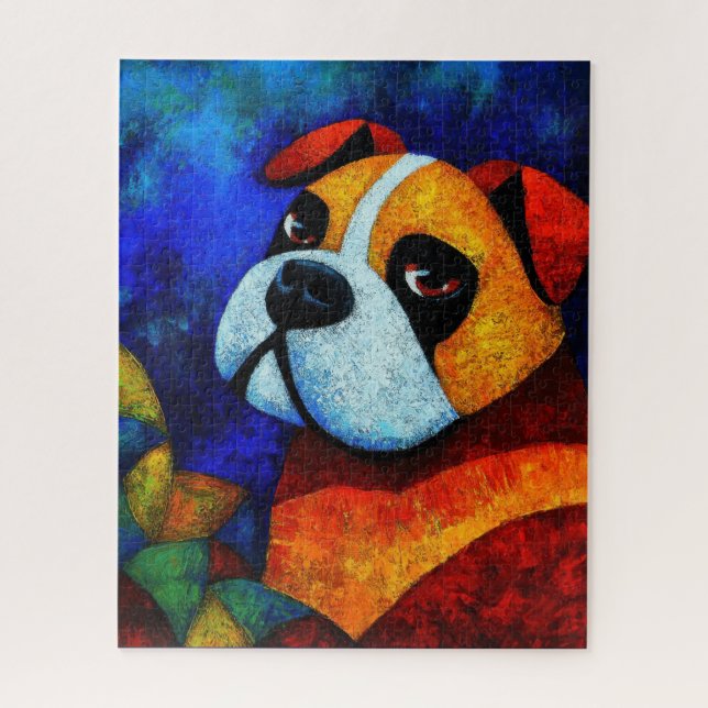 Quebra-cabeça de Retrato de Cão (Vertical)