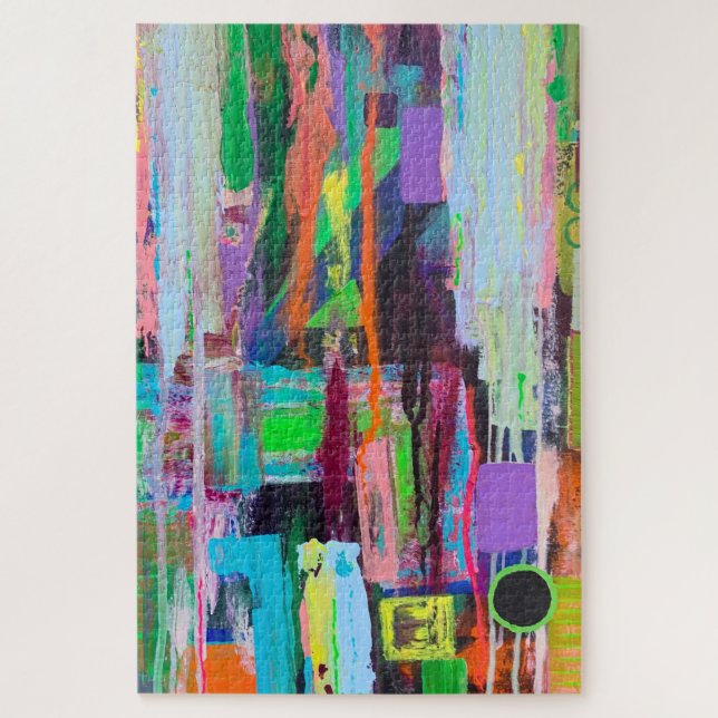 Quebra-cabeça de risco roxo 20 x 30 (Vertical)