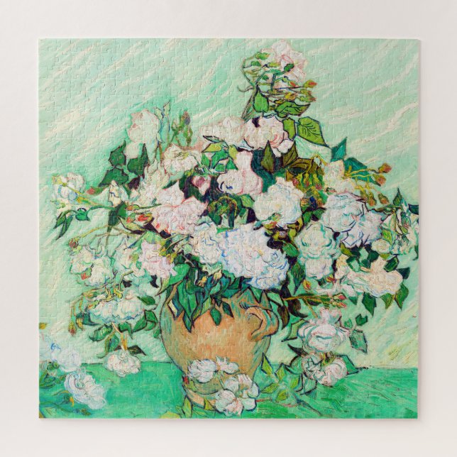 Quebra-cabeça de     Roses Rosa de Van Gogh (Vertical)