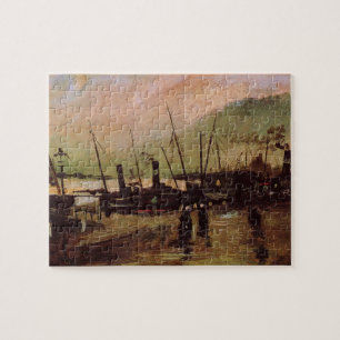 Quebra-cabeça De Ruijterkade em Amsterdã por Vincent van Gogh