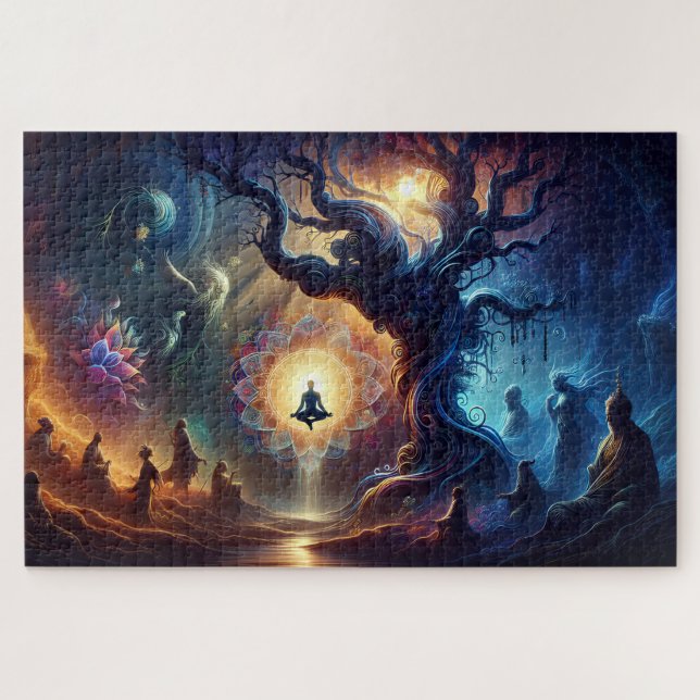 Quebra-cabeça de Sabedoria: Sombra e Luz (Horizontal)