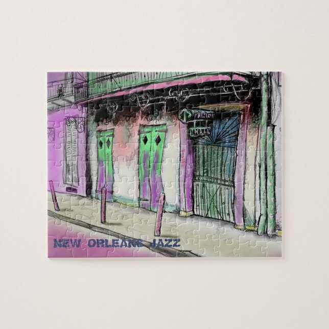 QUEBRA-CABEÇA DE SALÃO DA PRESERVAÇÃO DO JAZZ DE (Horizontal)