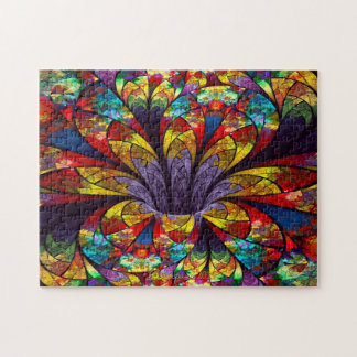 Quebra-cabeça de Sangue de Vidro Fractal