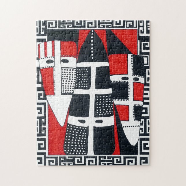 Quebra-cabeça de Selknam (Vertical)