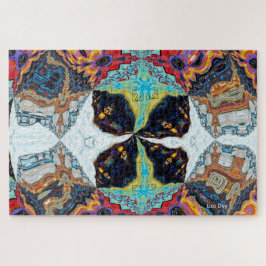 Quebra-cabeça de serra abstrato