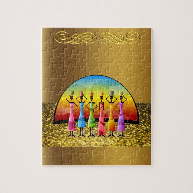 Quebra-cabeça de serra africana (Vertical)