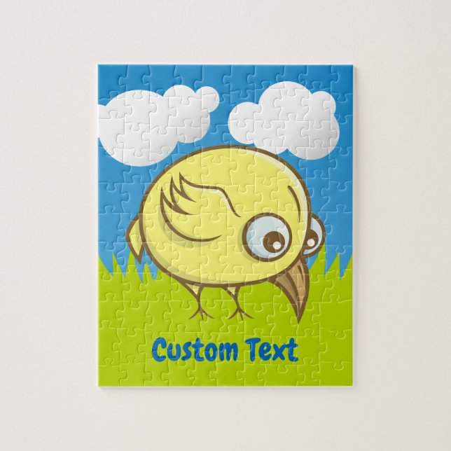 Quebra-cabeça de serra amarela (Vertical)