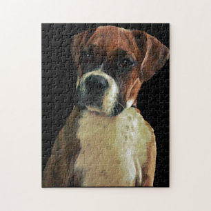 quebra-cabeça de serra de boXER DOG