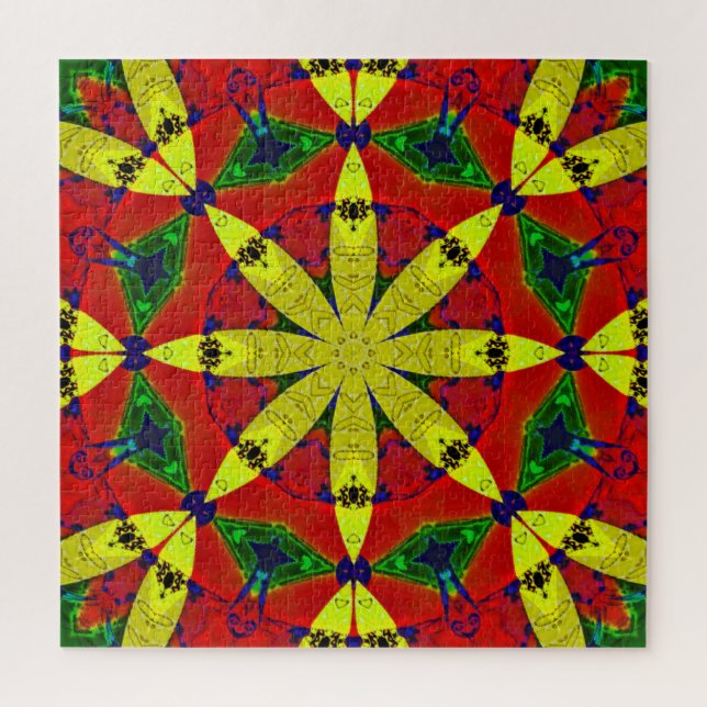 Quebra-cabeça de serra de Flor de Energia (Vertical)