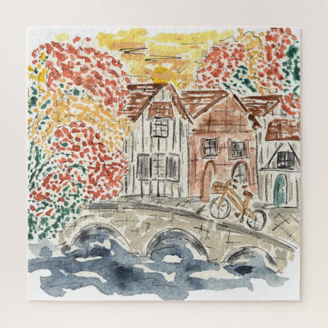 Quebra-cabeça de serra de galinha inglesa (Vertical)