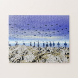 Quebra-cabeça de serra de invasão