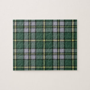 Quebra-cabeça de serra de vaivém bretão do Tartan