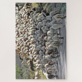 Quebra-cabeça de serra de vaivém complicado do