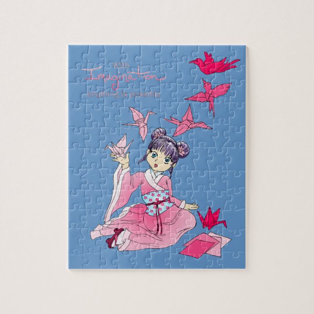 Quebra-cabeça de serra de vaivém da imaginação (Vertical)