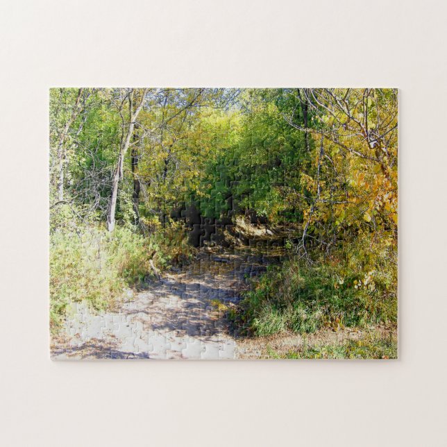 Quebra-cabeça de serra de vaivém da opinião de (Horizontal)